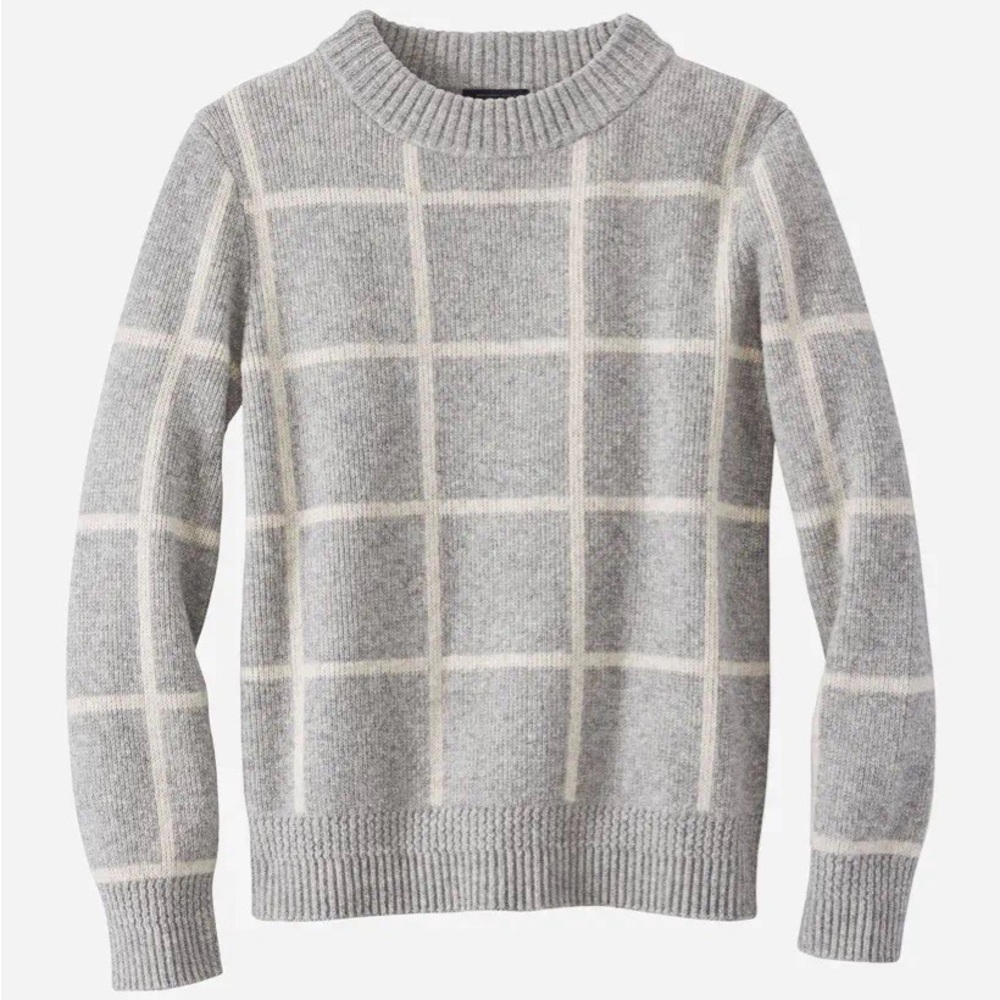 Pendleton Women's Windowpane Lambswool Sweater - image 1